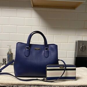 Kate Spade shoulder bag with matching wallet